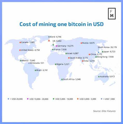 Infographic: How Much Does it Cost to Mine One Bitcoin in Your Country? - Finance Magnates