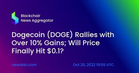 Dogecoin Large Transactions Surge 41% With 35% Uptick In Daily Addresses, Will Price Follow? - NewsBTC