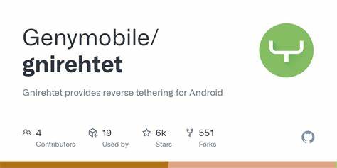 Gnirehtet provides reverse tethering for Android