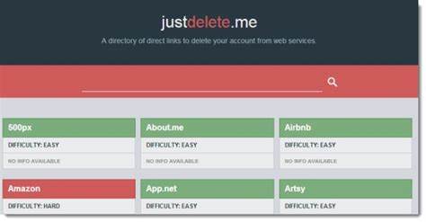 JustDelete.me