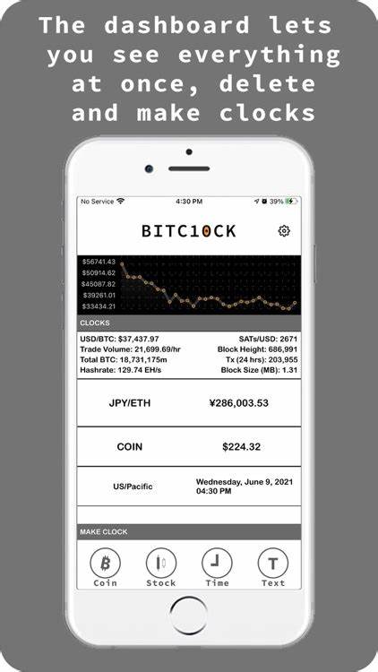 Bitcoin BlockClock App & Clock by NMLH Investments, LLC - AppAdvice