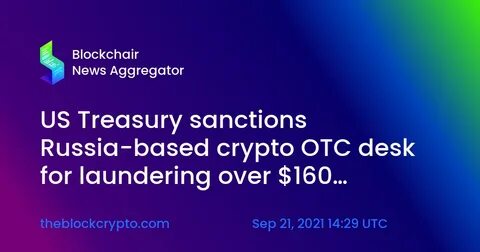 US Treasury sanctions 49 Bitcoin and Monero addresses connected to shuttered darknet site Nemesis - The Block