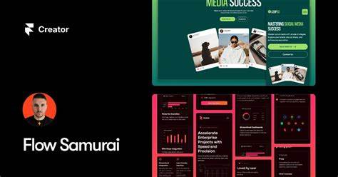 Show HN:  Flow Samurai - Premium Webflow & Framer Templates