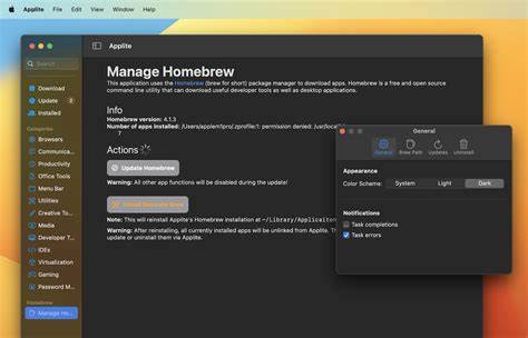 Applite – A macOS native GUI for homebrew