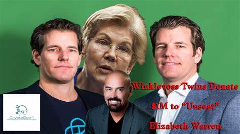 Winklevoss twins donate $1 million in Bitcoin to unseat Elizabeth Warren - CryptoSlate