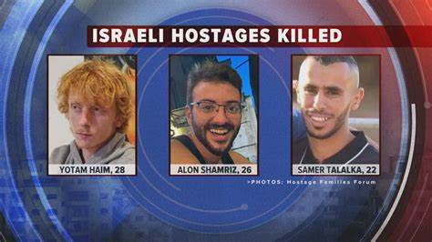 Israel admits killing three hostages by mistake