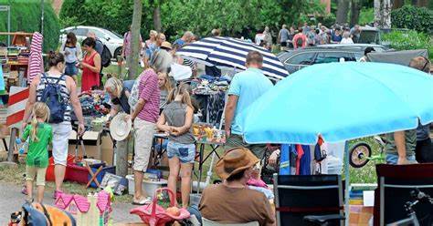 Zehnter Dorfflohmarkt in Roden lockte viele Besucher