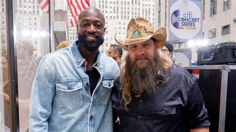 Dwyane Wade spotted on TODAY plaza for Chris Stapleton concert