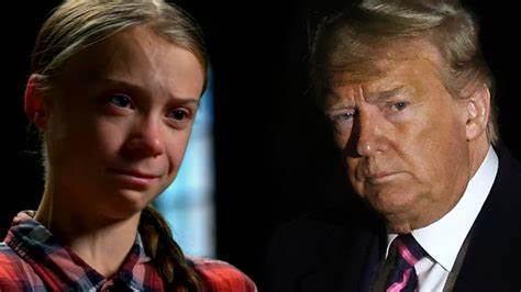 Greta Thunberg fights back tears while recalling emotional battle against Trump - Yahoo Entertainment