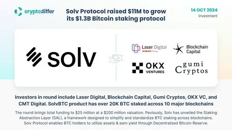 What is Solv Protocol: simplifying Bitcoin staking - OKX