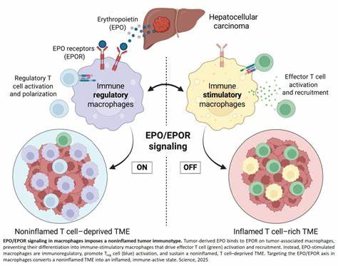 Tumor-derived erythropoietin acts as immunosuppressive switch in cancer immunity