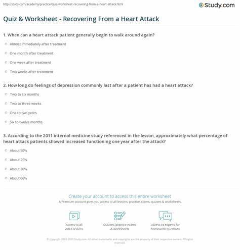 Heart Attack Recovery Questions and Answers - www.heart.org