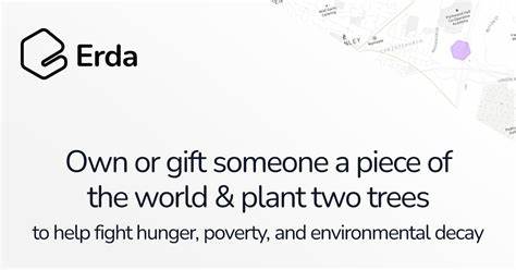 Own or Gift a Plot and plant trees for $2 – Erda