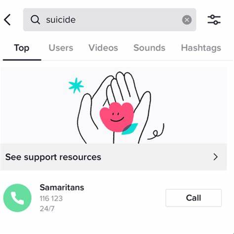 Mental health: TikTok rolls out support to combat suicide searches