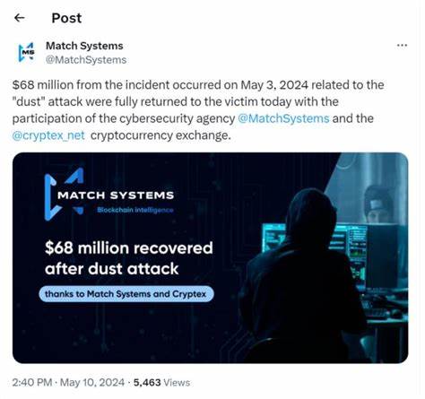 WBTC address poisoner sends nearly all funds back to victim after negotiations - Cointelegraph