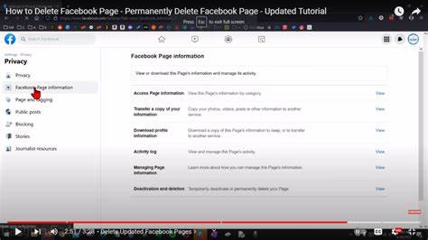 How to Delete a Facebook Page in 2025 – Step-by-Step Guide for Mobile 