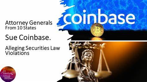 Ten State AGs Sue Coinbase, Alleging Securities Law Violations - regulatoryoversight.com