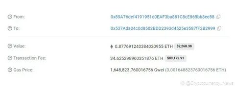 User Pays $92,504 Fee for an Ethereum Transfer of only 0.87 ETH - The Crypto Basic