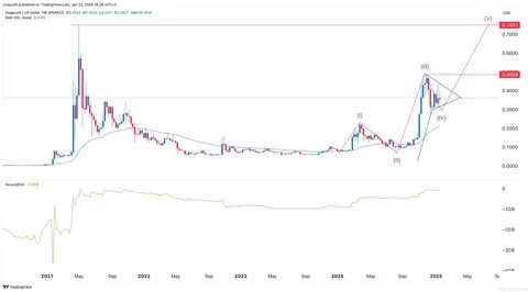 Dogecoin Price Rare Pattern and Elliot Wave Points to a 110% Surge - Binance