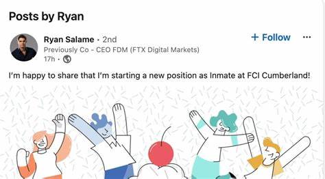 Ex-FTX CEO's crazy LinkedIn update: 'Starting new job as prisoner in jail'