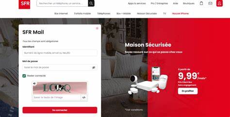 Accueil SFR Mail