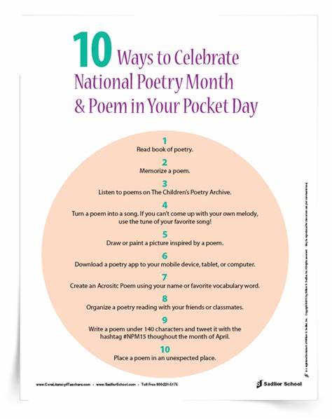 National Poetry Month FAQ