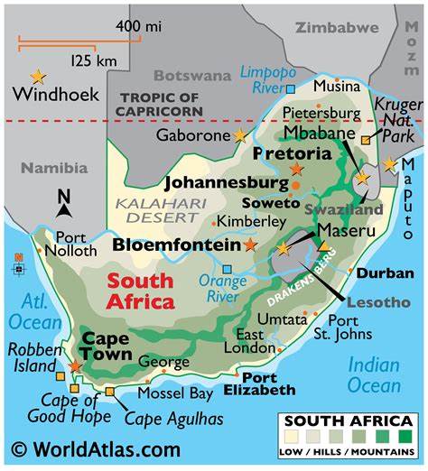 South Africa Map | Discover South Africa with Detailed Maps - World Maps