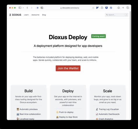 Dioxus: Rust framework for building fullstack web, desktop, and mobile apps