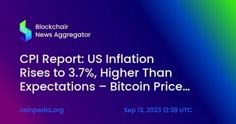 US CPI Comes In Hotter Than Expected, Bitcoin to Slip Below $60K? - CoinGape