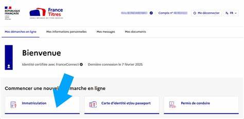 France Titres (ANTS) - Démarches Immatriculation