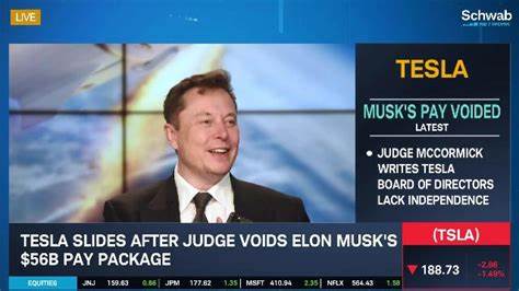 Tesla Loses Bid for Musk's $56B Pay Package, XRP Becomes Third-Largest Cryptocurrency - MSN