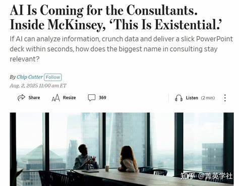 AI Is Coming for the Consultants. Inside McKinsey, ‘This Is Existential.’