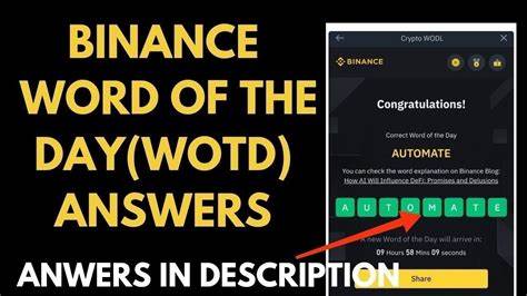 Word of the Day: Test Your Knowledge on “The Long Game of Crypto” to Earn Binance Points and More! - Binance