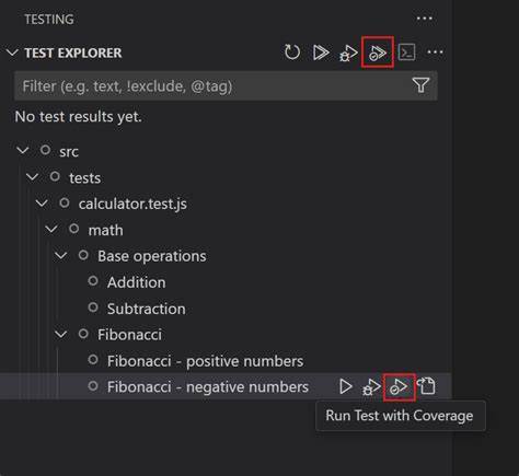 Run Coverage on Tests