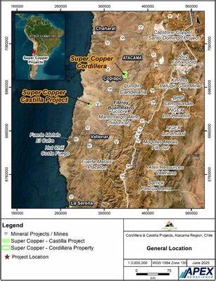 Super Copper to acquire Castilla copper project from Verdant Resources