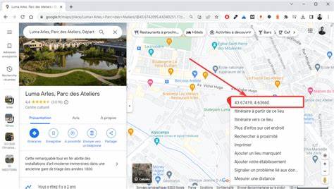 Rechercher des lieux sur Google Maps