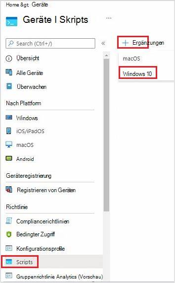 Hinzufügen eines Hardwaregeräts zu einem Windows-Gerät