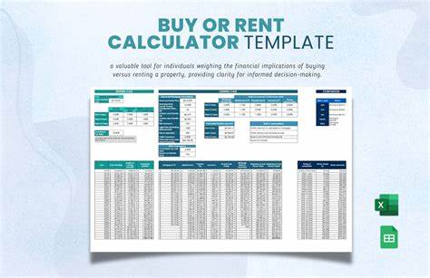 Rent-/ Purchase- and Loan Calculator