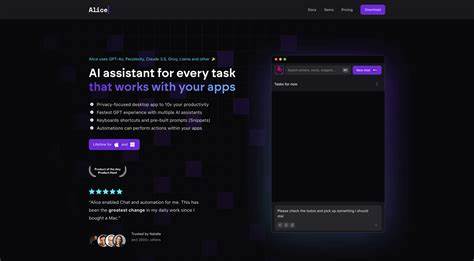 Alice smart desktop AI assistant