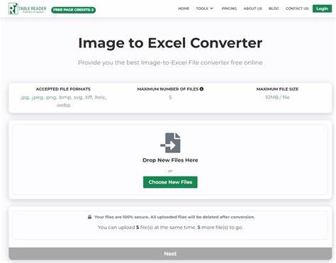 Show HN: Image to Excel Converter