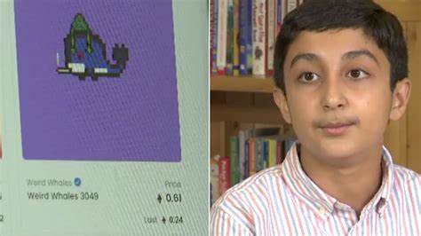 Twelve-year-old boy makes £290,000 from whale NFTs - BBC