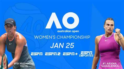 2025 Australian Open Women's Singles Tennis Live Scores - ESPN