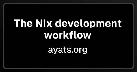 Nix Development Setup for Factor