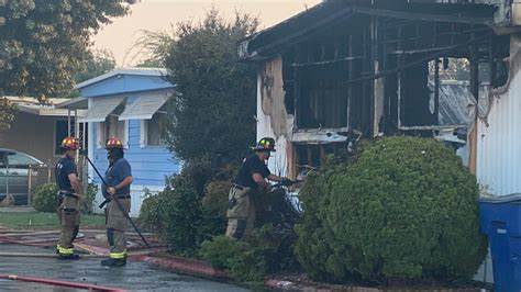 Woman killed after mobile home catches fire in Fresno County - Yahoo