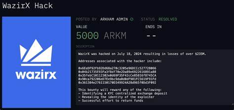 Crypto sleuth ZachXBT wins second Arkham bounty after WazirX hack - Protos