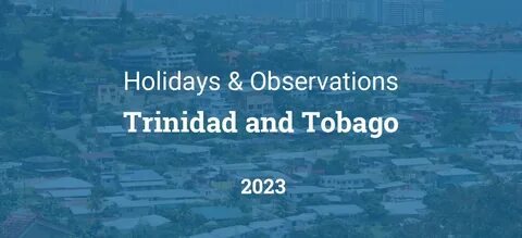Holidays and Observances in Trinidad and Tobago in 2025
