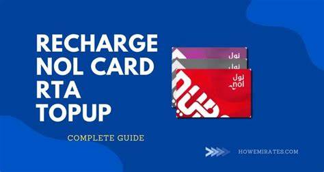 Top up nol card - Roads & Transport Authority