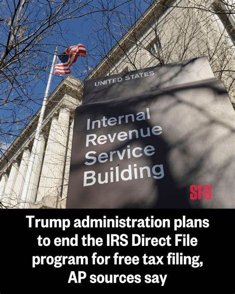 IRS head says free Direct File tax service is 'gone'