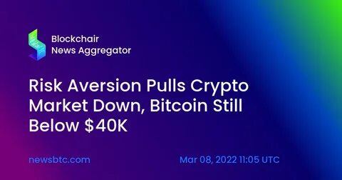 Bitcoin Price Down As Risk Aversion Outweighs Crypto Summit Hopes