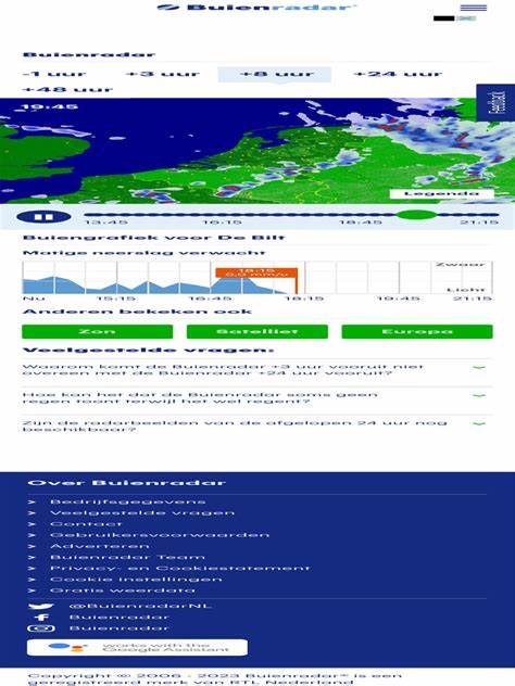 Buienradar.nl - neerslagradar voor komende 3 uur, 8 uur en 24 uur